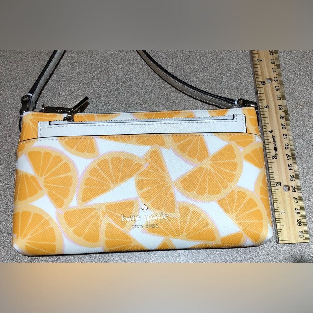 Kate Spade Orange Slice Crossbody Bag in Orange and White - Picture 5 of 9